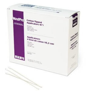 MedPro Wood Cotton Tip Applicators 6 in - Non-Sterile