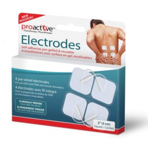 ProActive Gel Pads, Square, Self-adhesive, pre-gelled & reusable Electrodes