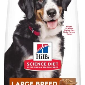 Hill's Science Diet Adult Large Breed Dry Dog Food, Lamb Meal & Brown Rice Recipe, 33 lb Bag