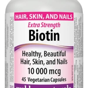 Webber Naturals Biotin 10,000 mcg Extra Strength