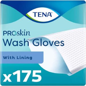 TENA® Washglove Absorbent, 16X25CM- 740500BC