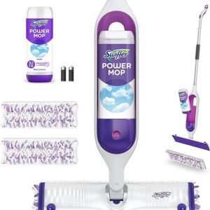 Swiffer PowerMop Multi-Surface Mop Kit for Floor Cleaning