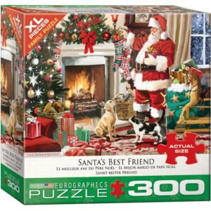 Eurographics Santa's Best Friend by Richard MacNeil 300-Piece Puzzle, X-Large